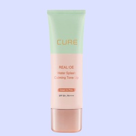Kim Jeong-moon Aloe Lassence Loe Cure Realoe Water Splash Calming Tone-up Sun Cream SPF50+ PA++++, 40g, 1 piece / 김정문알로에 라센스 로에 큐어 리알로에 워터 스플래쉬 카밍 톤업 선크림 SPF50+ PA++++, 40g, 1개
