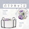 Coaster for Drinks Set of 6, Dragonfly Flower Absorbing Round