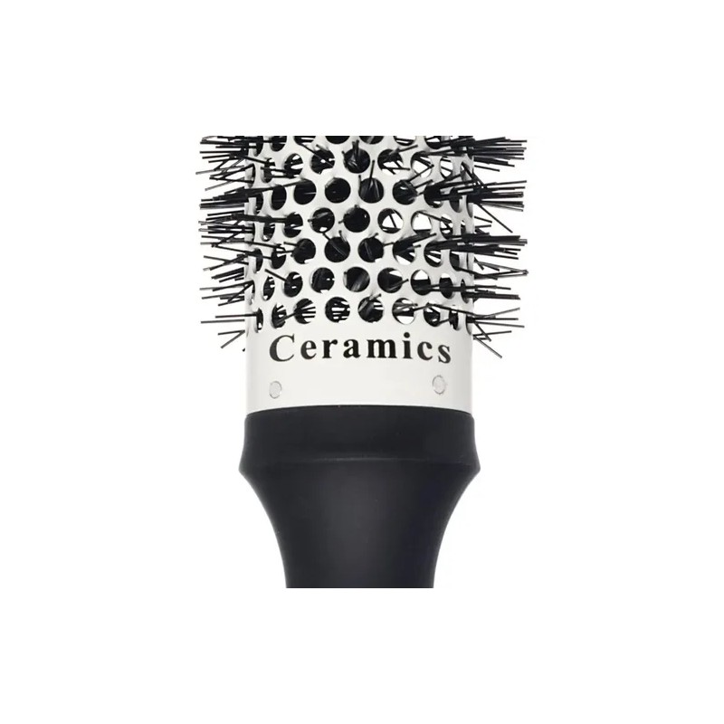 Cepillo Cabello Térmico Cerámica Redondo 1 14 Timco Ccr-2