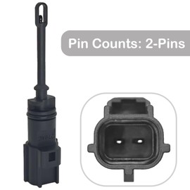 5149279AC 5149279AB Intake Air Temperature Sensor with Connector Pigtail Harness - Compatible with Dodge Charger/Challenger 2011-2020, Jeep Cherokee 2014-2020, RAM 1500/2500/3500 2013-2020