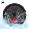 Waterproof 85mm Speedometer Gauge 0-125MPH Marine MPH GPS Speedometer Adjustable