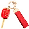 OLLEN Key Fob Cover with Keychain, Compatible with Toyota Corolla