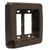 Intermatic WP7200BR Low-Profile Extra-Duty Weatherproof 2-Gang Cover, Bronze - Expandable