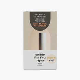 Yksi 16 Pack Replacement Cotton Filter Wick for Humidifier, Compatible Travel Humidifiers