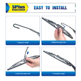 10" Rear Wiper Blade Replacement Generic filter for JEEP Compass 2017-2007 Patriot 2017-2007 /Chevy Trax 2022-2013 /HONDA CRV 2006-2002 BACK Windshield Wiper Blade