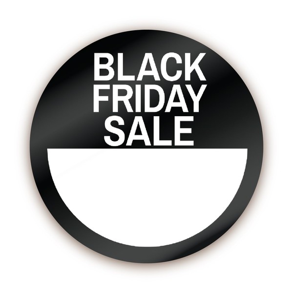 Stone Melon 144 Black - Friday Sale Stickers/Reduced Labels/Shop Stickers