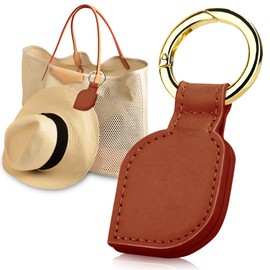 Zylany Powerful Magnetic Hold Hat Clip - A Portable and Stylish Accessory for Travel. Securely Holds Hats, Sunglasses, and Keys on Bags, Backpacks, and Luggage for On-The-Go Convenience (Brown)