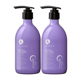 Luseta Biotin and Collagen Shampoo and Conditioner Set (2 x 16.9 oz.)