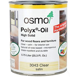 Osmo Polyx-Oil - 3043 Clear Satin - .75 Liter