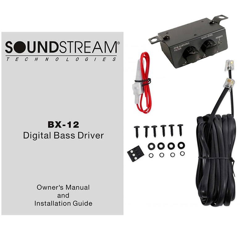 Soundstream BX-12 Digital Bass Processor,Black