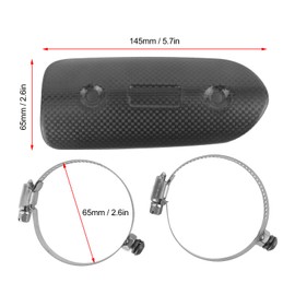 Exhaust Heat Protector, Exhaust Mid Pipe Shield, Exhaust Heat Guard, Burning Prevention, Car Modification Parts, Muffler Cover