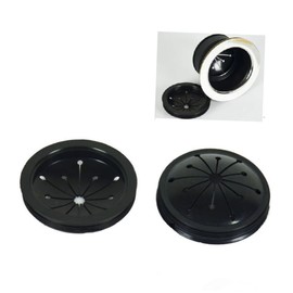 STOBOK 6pcs Garbage Disposal Guard Black Waste Food Disposer Replacement Accessory Removable Easy to Clean Material Prevents Food Splashing for Kitchen Sink Use