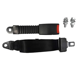 GTW Universal Golf Cart Seat Belt | Includes One 42.5" Lap Belt and Hardware | Compatible with EZGO, Club Car, Yamaha, and Other Golf Carts