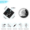 Zip Tie Mounts - Small Cable Tie Adhesive Mount, 1in/25mm