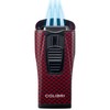Colibri Monaco Triple Jet Flame Cigar Lighter, Wind Resistant, Blue