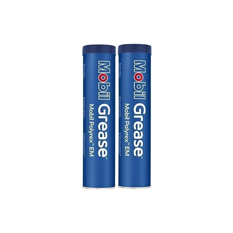 Mobil (2 Pack) - 13.7 oz Polyrex EM, Motor Grease