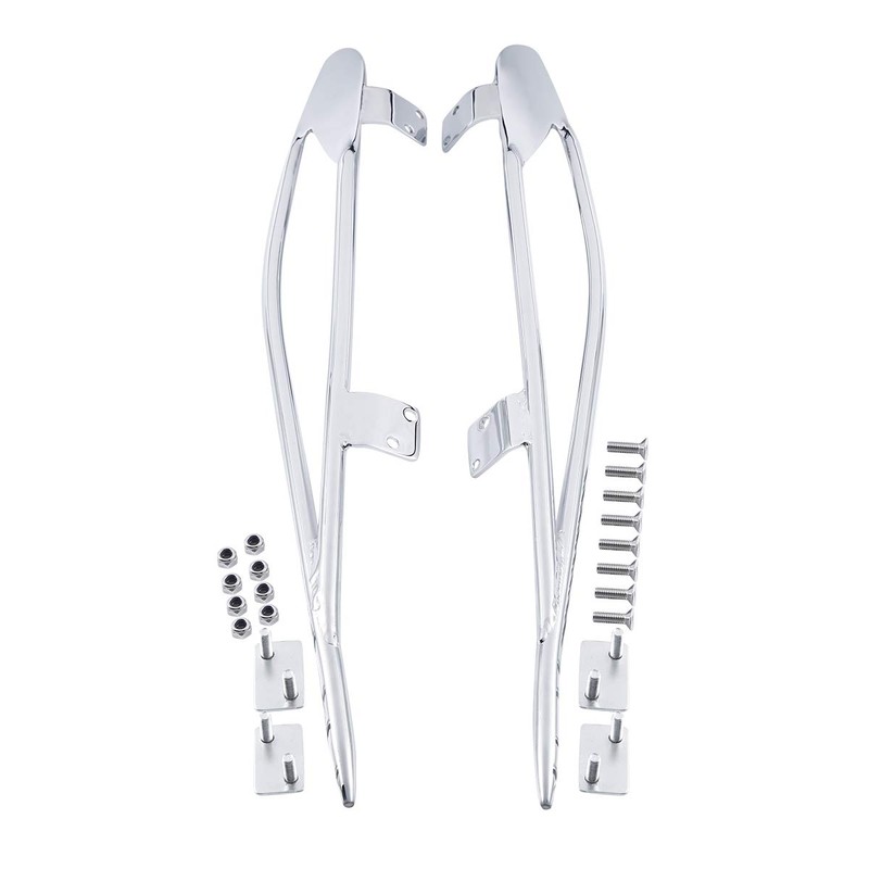 TCT-MOTORPARTS Saddlebag Guard Rail Protector Trim Support Bracket Fit for