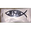 miata JESUS Fish Car Chrome 3D Plastic ABS Emblem Religious