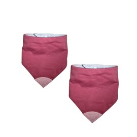 Cheeky Chompers All Needs Bandana Bibs With Oral Sensory Chew | 4+ years | Oral, Motor, Anxiety Needs| Safe & Hygienic | Adult Neckerchew (Medium, Pink, 2-Pack)