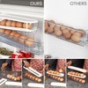 Belle Vous 2-Level Automatic Egg Dispenser - Egg Storage Fridge