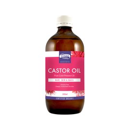 Wonder Foods Organic Cold Pressed Castor Oil 500ml