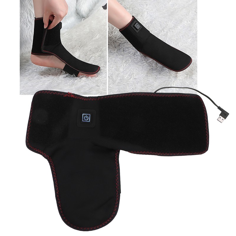 Heated Foot Ankle Brace Remove Fatigue Relieve Muscle Stiffness Electric
