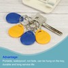 MECCANIXITY ID Card Key Fobs RFID Proximity 125KHz Rewritable Copyable