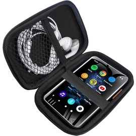 Compatible with HiFi Walker G7 Case, Blueshaweu Hard Shell Travel and Storage Case Carrying Case Compatible with HiFi Walker H2 / H2 Touch / G7 / G7 Mini Music Players (Black)