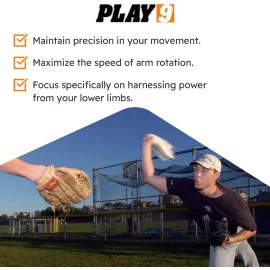 SHOP PLAY 9 Pitching Towel Baseball Pitching Trainer - Baseball and Softball ...