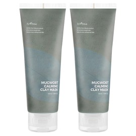 Isntree Mugwort Calming Clay Mask 100ml, 1 pack, 2 packs / 이즈앤트리 머그워트 카밍 클레이 마스크 100ml, 1개입, 2개