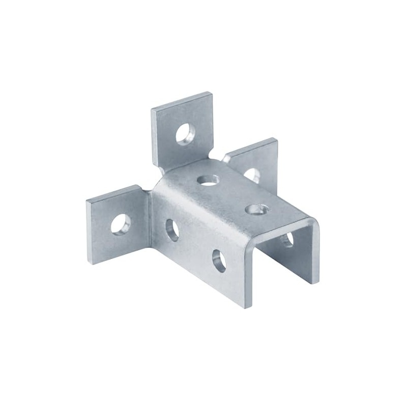 heneng 4 Pack Wing Shaped Fittings for 1-5/8" Strut Channel,7/32"