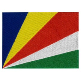 Klicnow Seychelles Flag Embroidered Patch 12 X 9CM (4 3/4" X 3-1/2")
