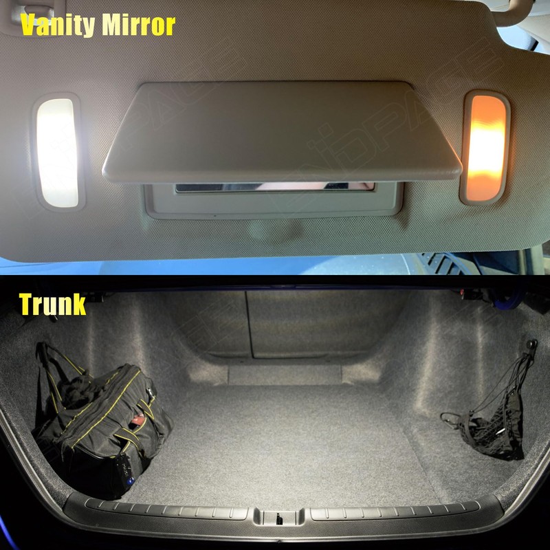 ENDPAGE 11-Pieces LED Interior Lights Kit for Ford Taurus 2010