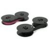 Typewriter Ribbon for Royal Quiet Deluxe Twin Spool Portable Combo Pack of 1 All Black and 1 Black and Red