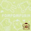 Sanrio Pompompurin Petite Towel (Logo)