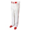 Martin Sports Youth Baseball/Softball Belt Loop Pants, White with Red