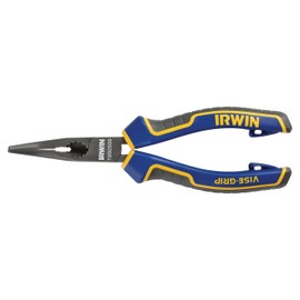 IRWIN Visegrip 1950509 6-3/4-Inch Bent Nose Pliers - Blue/Yellow