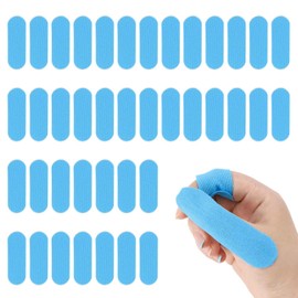 40 Pcs Bowling Thumb Tape Elastic Bowling Finger Tape Protective Performance Tape for Bowlers Sport Tape for Bowling Finger Protection Bowling Finger Protector Bowling Accessories for Men Women (Blue)