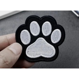 Unbranded Paw Print Toe Beans Embroidered Patch