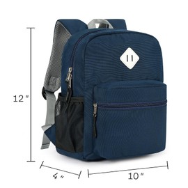 STEAMEDBUN Toddler Backpack for Boys 2-4,Kindergarten Backpack for Boys,Preschool Backpack,Mini, Dark-blue