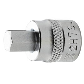 TONE Short Hexagon Socket 2H-07S Insertion Angle 0.25 inch (6.35 mm) (1/4 inch), Double Side Width 0.3 inch (7 mm)