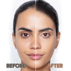 Root Cover Up Stick, Double Head Root Touch Up, Instant Grey Coverage & Hair Loss Cover for Thin Hairlines & Eyebrows & Beard Line, Long Lasting Sweatproof Waterproof Quick Color (#01)