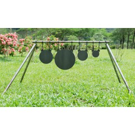 ECCEPOPU AR500 Steel Targets 1/2 Inch, Steel Silhouette Targets for Shooting, Steel Target Stand Kit/Hangers, Laser Cut(Sold Separately)