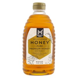 Wildflower Pure Premium Honey | Sourced and Packaged in the U.S | Rated as US Grade A Honey - 48 oz.