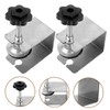 DOITOOL Woodworking Cabinet Assembly 4pcs Stainless Steel Clamps Drawer Installation