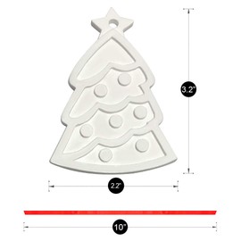 ORIENTAL CHERRY Christmas Crafts for Kids - Decorate and Paint Your Own Resin Ornaments Kits (Includes Paints Brushes) - DIY Xmas Holiday Activities Bulk for Toddlers Girls Boys Ages 3-5 4-8 8-12