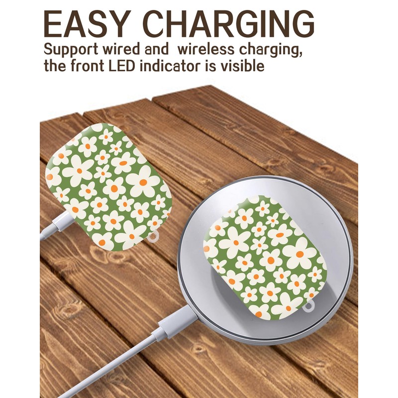 Compatible with Airpod Pro 2nd/1st Generation,360° Full Protection Cover for