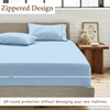 Zipper Fitted Sheet - Full Size, 8 Inch Deep Pocket,