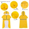 KOOGAL Pet Large Dog Raincoat Apparel Poncho Waterproof for Medium