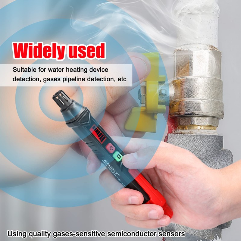 Handheld Combustible Gases Leak Detector Natural Gases Leakage Tester Portable